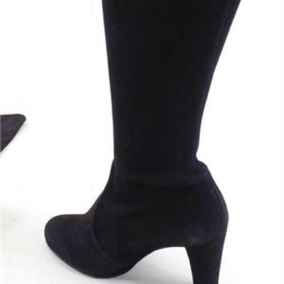 Stuart Weitzman Highland Black Suede Over-the-Knee Boots Women’s Size 8.5 - Picture 9 of 11